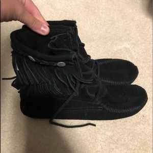 Minnetonka Suede Booties